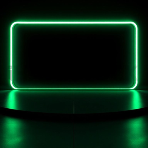 Dark Mode CTA Card Green Neon Medium Glow Dark UI Card 2025 – 8K