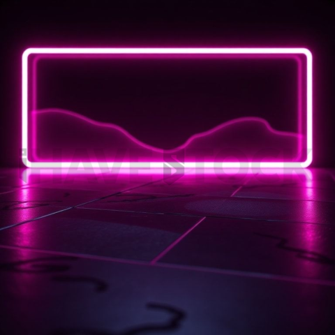 Feature Highlight Card Magenta Ultra Glow Dark UI Card 2025 – 8K