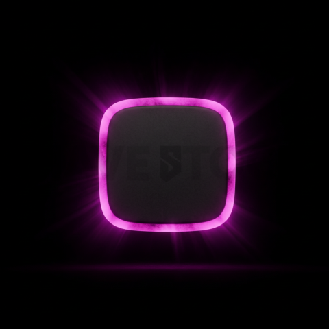 Floating CTA Action Button Magenta Ultra Intense Glow Dark CTA Button 2025 – 8K UI Element