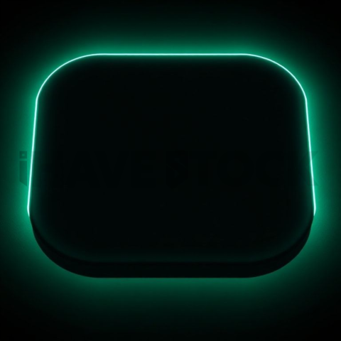 Minimal Outline CTA Button Emerald Ultra Intense Glow Dark CTA Button 2025 – 8K UI Element