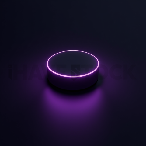 Minimal Outline CTA Button Purple Strong Glow Dark CTA Button 2025 – 8K UI Element