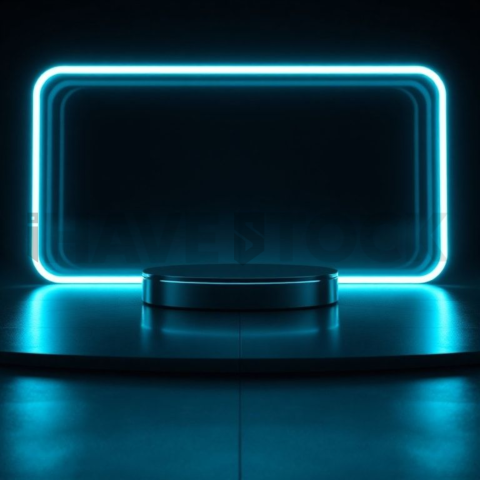 Product Showcase Card Cyan Soft Glow Dark UI Card 2025 – 8K