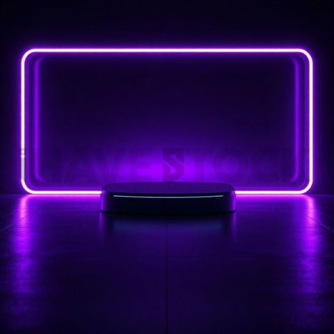 Product Showcase Card Purple Strong Glow Dark UI Card 2025 – 8K