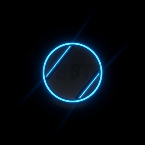 Rounded CTA Button Blue Electric Strong Glow Dark CTA Button 2025 – 8K UI Element(1)