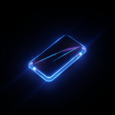 Shadowed Pressable CTA Button Blue Electric Ultra Intense Glow Dark CTA Button 2025 – 8K UI Element