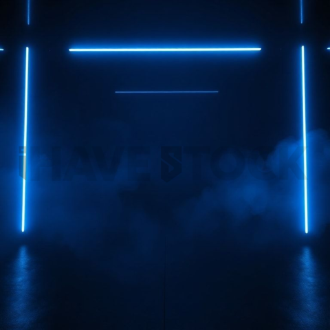 Advanced Data Graph UI Render Blue Electric Glow 2025 – 8K Minimal Black UI Mockup