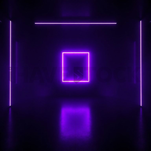 Advanced Data Graph UI Render Purple Glow 2025 – 8K Minimal Black UI Mockup