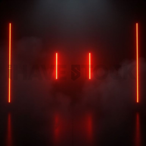 Cinematic Neon UI Component Orange Fire Glow 2025 – 8K Minimal Black UI Mockup