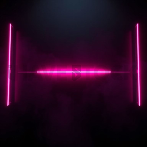 Dark Tech Panel Overlay Magenta Glow 2025 – 8K Minimal Black UI Mockup