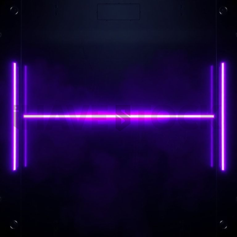 Dark Tech Panel Overlay Purple Glow 2025 – 8K Minimal Black UI Mockup