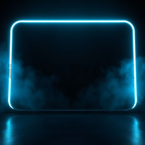 Futuristic Dark App Screen Cyan Glow 2025 – 8K Minimal Black UI Mockup