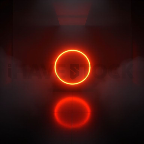 Futuristic Shader Based Icon Orange Fire Glow 2025 – 8K Minimal Black UI Mockup