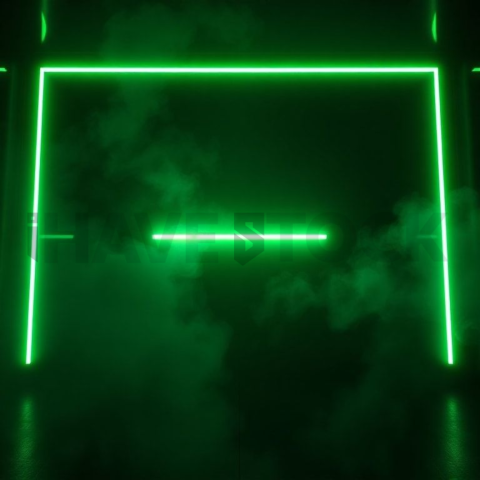 Neon Energy Core Render Green Neon Glow 2025 – 8K Minimal Black UI Mockup