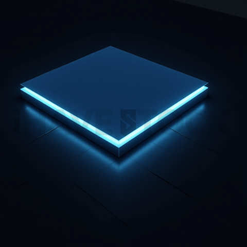 Plan Comparison Card Blue Electric Ultra Glow Dark UI Card 2025 – 8K