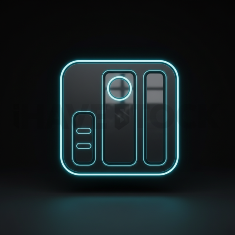 Plan Comparison Card Cyan Medium Glow Dark UI Card 2025 – 8K