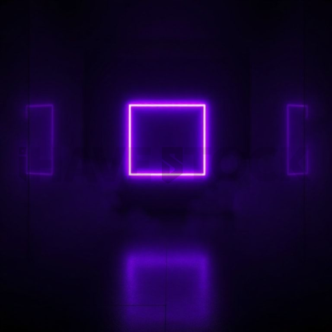 Premium Dark Mode Widget Purple Glow 2025 – 8K Minimal Black UI Mockup