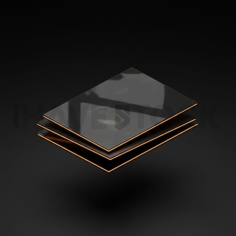 Service Description Card Amber Medium Glow Dark UI Card 2025 – 8K