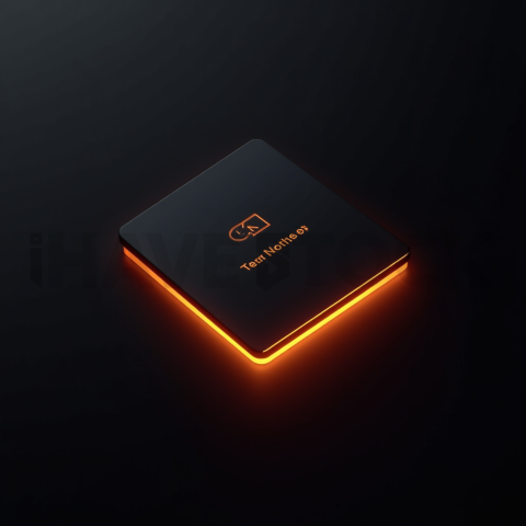 Team Member Card Amber Ultra Glow Dark UI Card 2025 – 8K