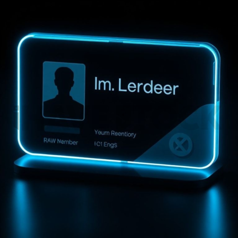 Team Member Card Cyan Strong Glow Dark UI Card 2025 – 8K(4)