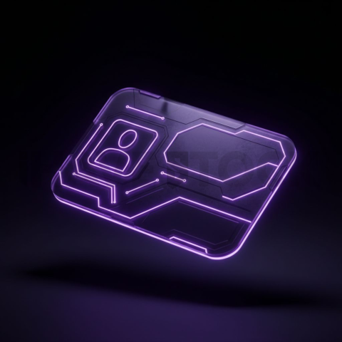 Team Member Card Purple Soft Glow Dark UI Card 2025 – 8K(1)