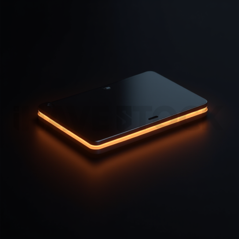 User Review Card Amber Medium Glow Dark UI Card 2025 – 8K