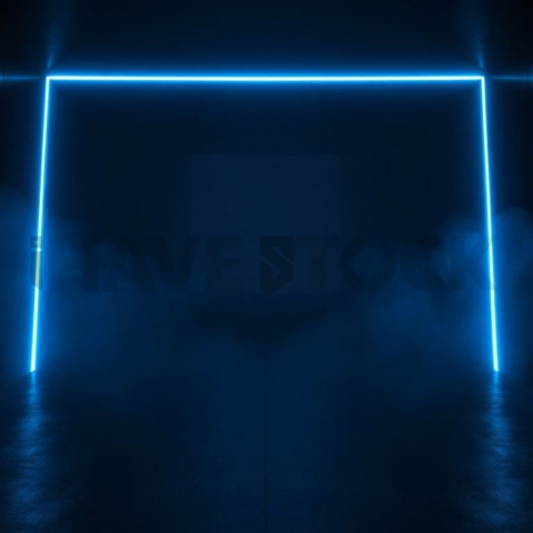 Premium Dark SaaS Hero Block Blue Electric Glow 2025 – 8K Minimal Black UI Mockup