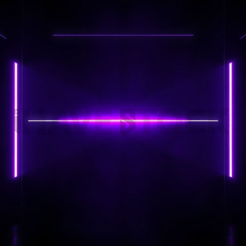 Dark Tech Panel Overlay Purple Glow 2025 – 8K Minimal Black UI Mockup
