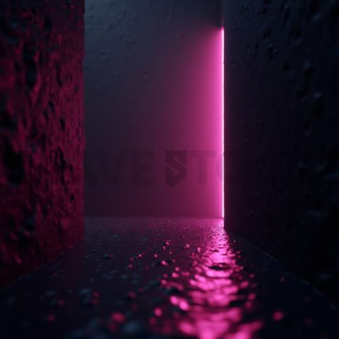 Futuristic Dark App Screen Magenta Glow 2025 – 8K Minimal Black UI Mockup