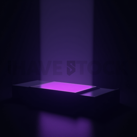 Futuristic Dark App Screen Purple Glow 2025 – 8K Minimal Black UI Mockup