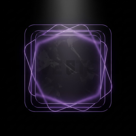 Translucent Glass Overlay Purple Ultra Glow Dark Glassmorphism Element 2025 – 8K