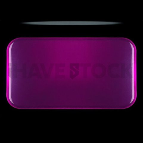 Frosted Glass Button Magenta Strong Glow Dark Glassmorphism Element 2025 – 8K