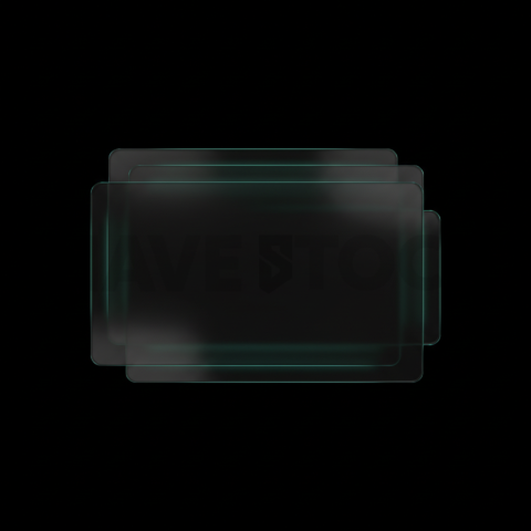 Glass Highlight Badge Emerald Subtle Glow Dark Glassmorphism Element 2025 – 8K