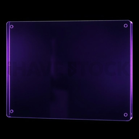Glass Panel Divider Purple Subtle Glow Dark Glassmorphism Element 2025 – 8K
