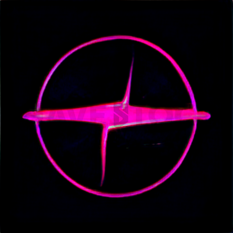 Lightning Speed Icon Magenta Ultra Intense Glow Dark Line Icon 2025 – 8K