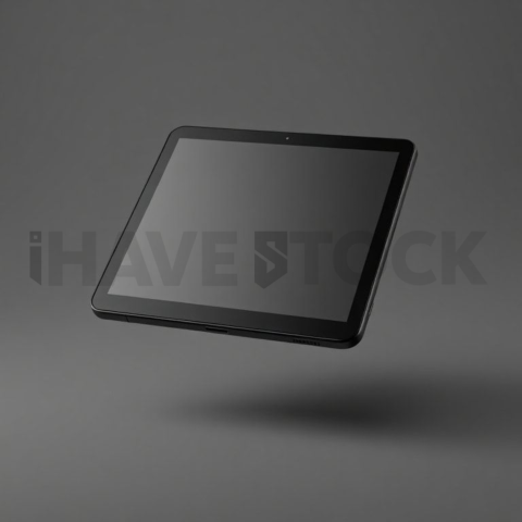 Android Tablet Mockup High Contrast Dark Mode series 4