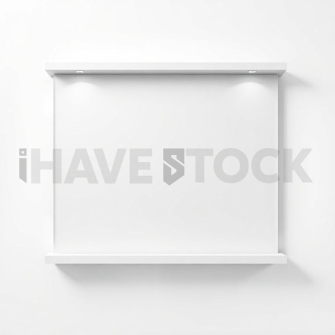 Floating Screen Frame Mockup Soft Ambient Diffusion series 343