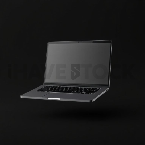 Generic Laptop Mockup Clean Minimalist Lighting series 8