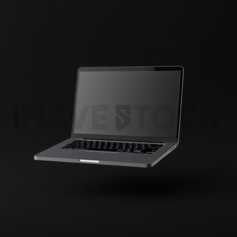 Generic Laptop Mockup Clean Minimalist Lighting series 182