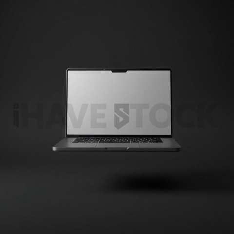 Generic Laptop Mockup Clean Minimalist Lighting series 314