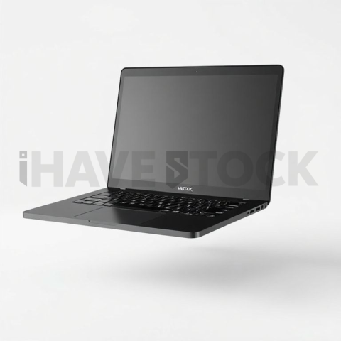 Generic Laptop Mockup High Contrast Dark Mode series 313