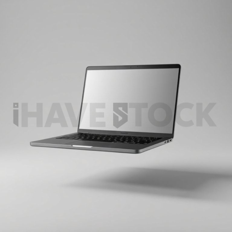 Generic Laptop Mockup Premium Product Shot Lighting series 371
