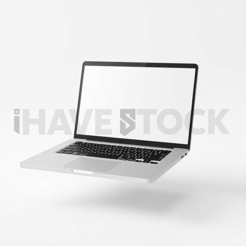 Generic Laptop Mockup Pure White Background Clarity series 334