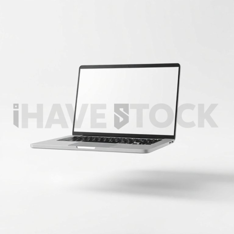 Generic Laptop Mockup Pure White Background Clarity series 402