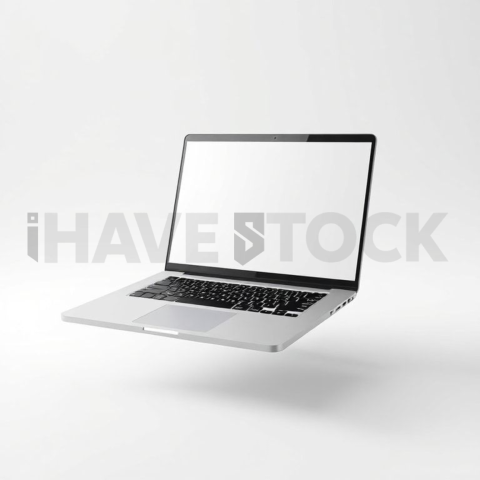 Generic Laptop Mockup Studio Top Light Glow series 1