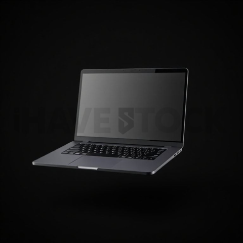 Generic Laptop Mockup Studio Top Light Glow series 88