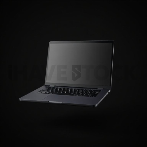 Generic Laptop Mockup Studio Top Light Glow series 236