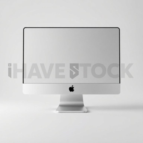 IMac 27 inch Mockup Clean Minimalist Lighting series 398