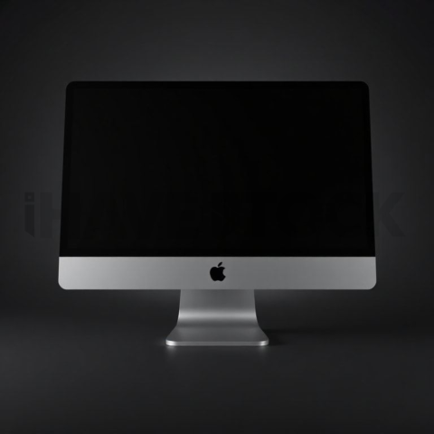 IMac 27 inch Mockup Clean Minimalist Lighting series 200