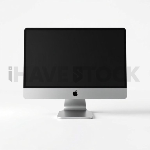 IMac 27 inch Mockup High Contrast Dark Mode series 51