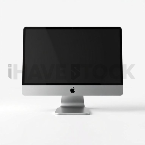 IMac 27 inch Mockup High Contrast Dark Mode series 131